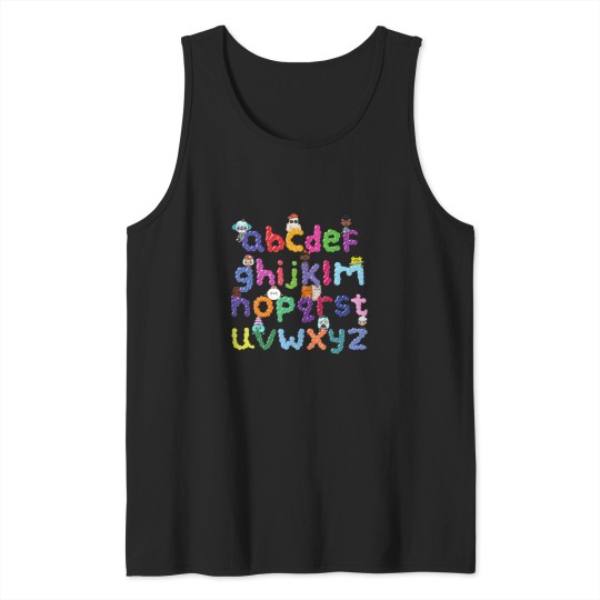 Discover Tcaboca Alphabet Tank Tops
