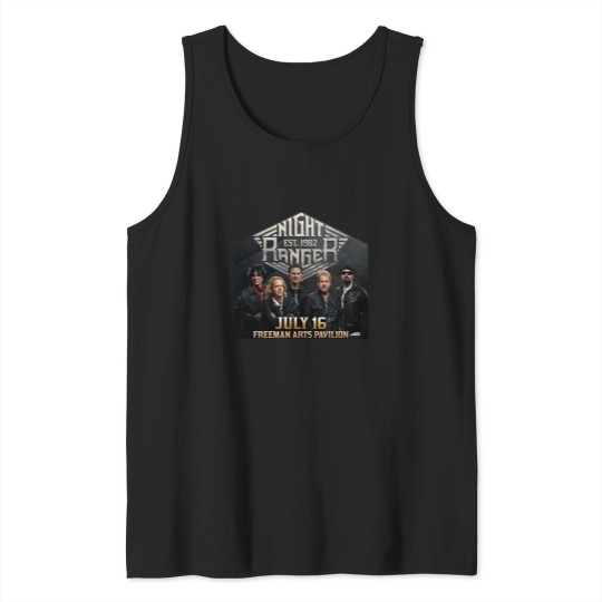 Discover New Night Ranger 2024 Tour Short Sleeve Gift For Fan Tank Tops