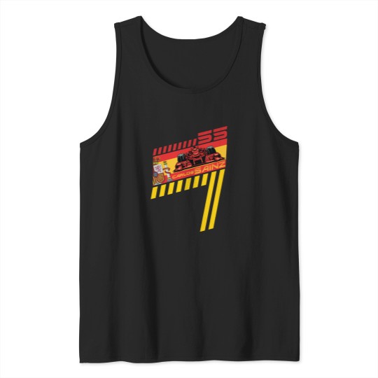 Discover Turbokick Warning.png Carlos Sainz 55 Superbike Rider.png Tank Tops