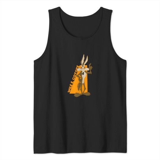 Discover Looney Tunes Wile E Coyote Orange Hue Portrait Tank Tops