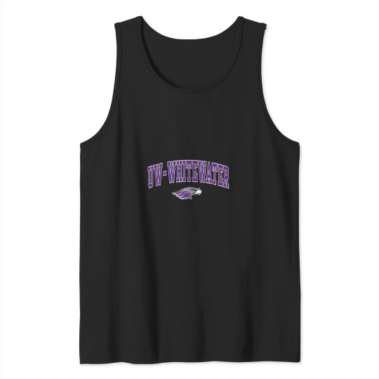 Discover Wisconsin Whitewater Warhawks Arch Over Logo Tank Tops