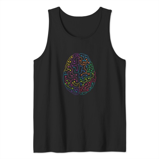 Discover Neuronal Human Brain Active T-Shirt 3675 Tank Tops