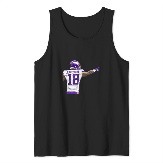 Discover Justin Jefferson's Victory Point Tank Tops