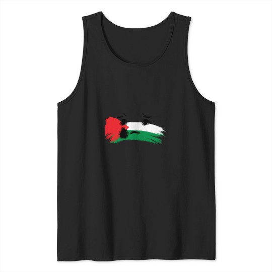 Discover Palestine flag - sad Tank Tops
