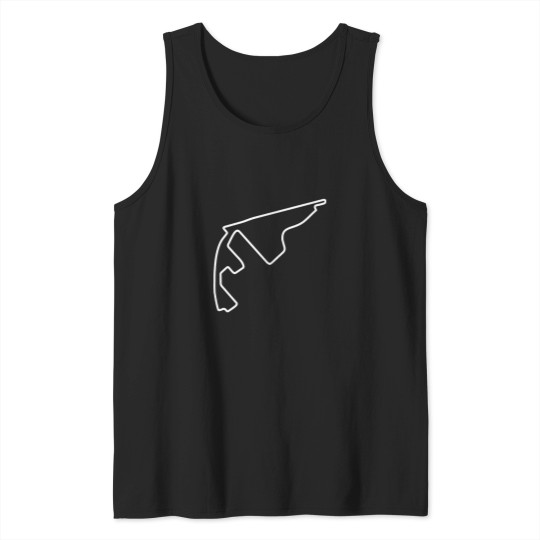 Discover Yas Marina Circuit [outline] Tank Tops