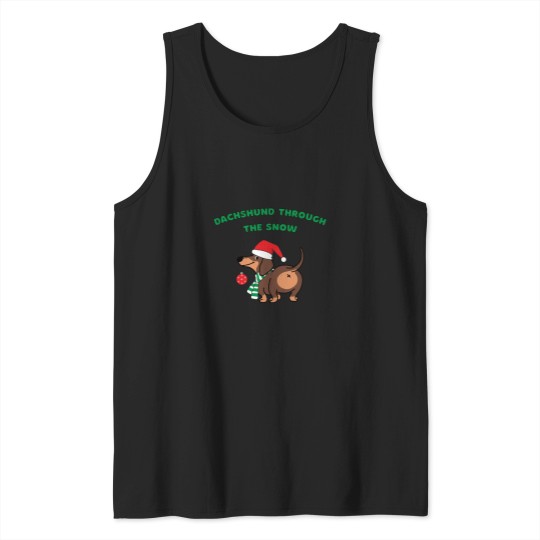 Discover Dachshund through the snow Classic Tank Tops