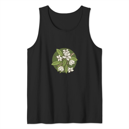 Discover Sakura Branch Pattern - Greenery eras outline lover minneapolis Tank Tops