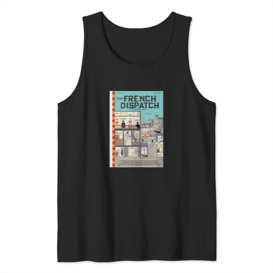 Discover vintage French Dispatch Tank Tops