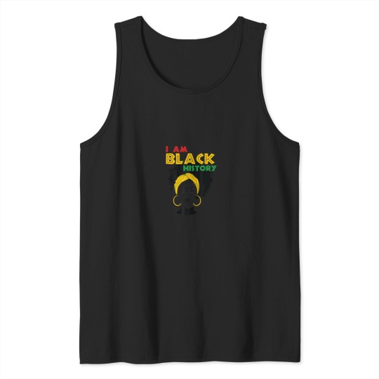 Discover I am Black History Girl Afro Love African American  Scoop  _ SALE !!! Black History Month - Fight , Black History Month Vintage Tank Tops
