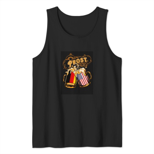 Discover Oktoberfest Wiesn Prost Deutschland - USA Tank Tops