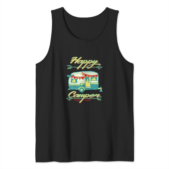 Discover Happy Camper - Camping 	 For Men Women And Kids Tee Tank Tops
