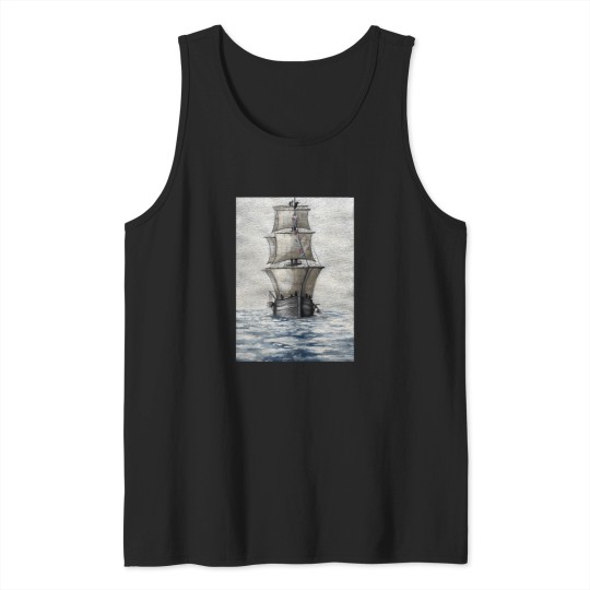 Discover HMS Terror Watercolor Tank Tops