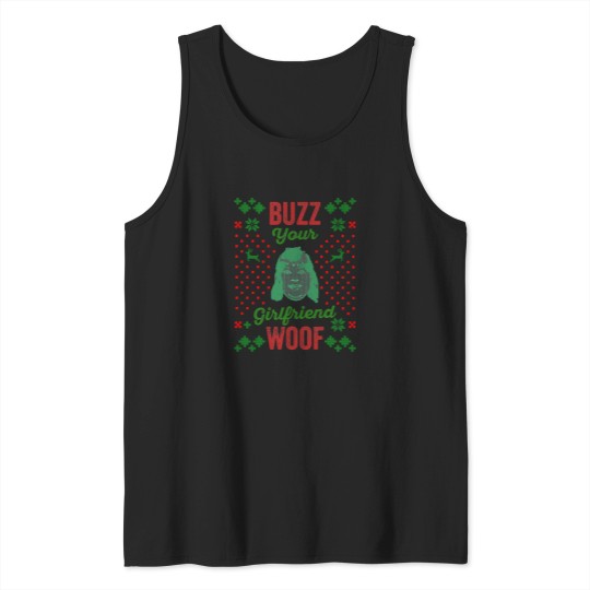 Discover Buzz-Your-Girlfriend-Woof-Home-Alone---Funny-Christmas-Shirt---Funny- Tank Tops