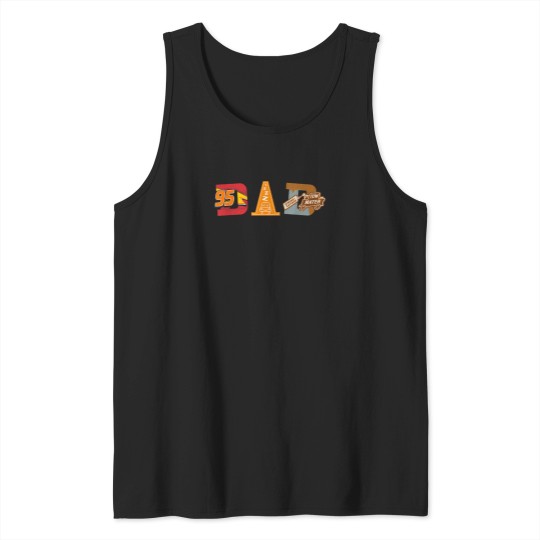Discover Disneyyy-And-Pixars-carss-Cozy-Cone-Dad-Fathers-Day-Birthday-T-Shirt Tank Tops
