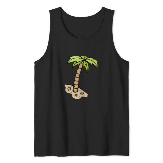 Discover Palm Oversized Tank Tops