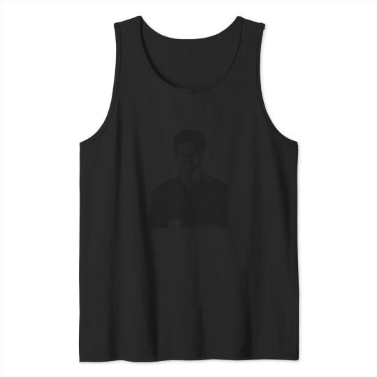 Discover 4661-Matt-Cohen-Text-Portrait-Baseball--Sleeve-T-Shirt Tank Tops