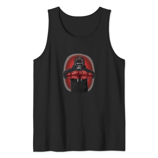 Discover Boxing-Gorilla-Martial-Arts-Fighter-Warrior-Boxer T-Shirt Tank Tops