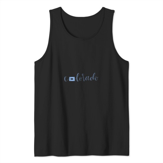 Discover C0lorado cursive Tank Tops