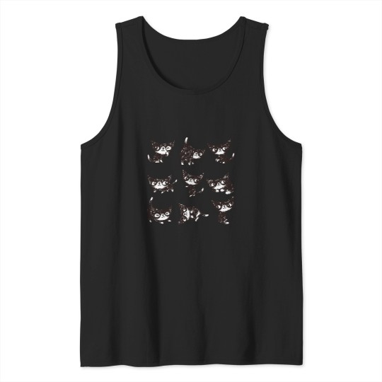 Discover Nine Poses Of Kitten TURNPIKE TROUBADOURS ARTWORK Tank Tops