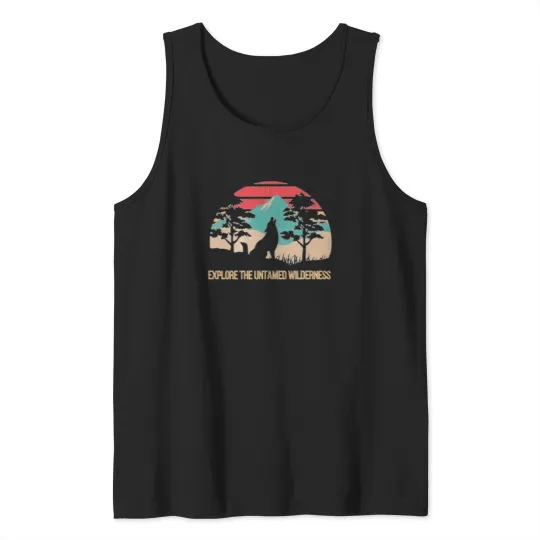 Discover Explore The Untamed Wilderness Tank Tops