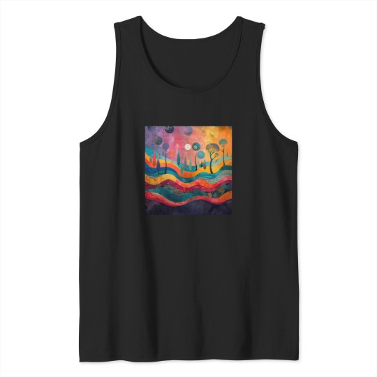 Discover Retro Wanderlust Tank Tops