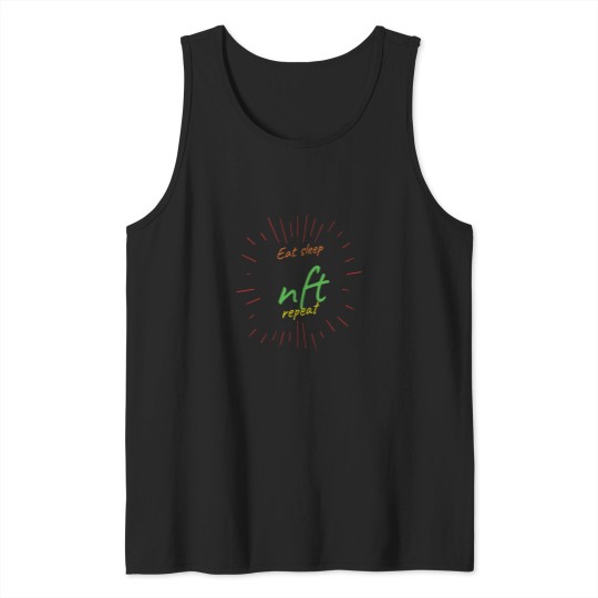 Discover Eat Sleep Nft Repeat (5) Tank Tops