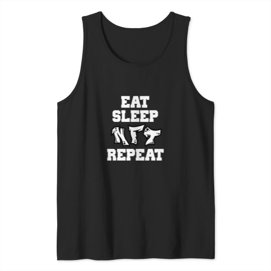 Discover Eat Sleep NFT Repeat Crypto Funny Saying Tank Tops