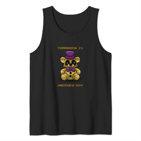 Discover Tomorrow is another day - Fredbear FNAF(no texture version) Tank Tops
