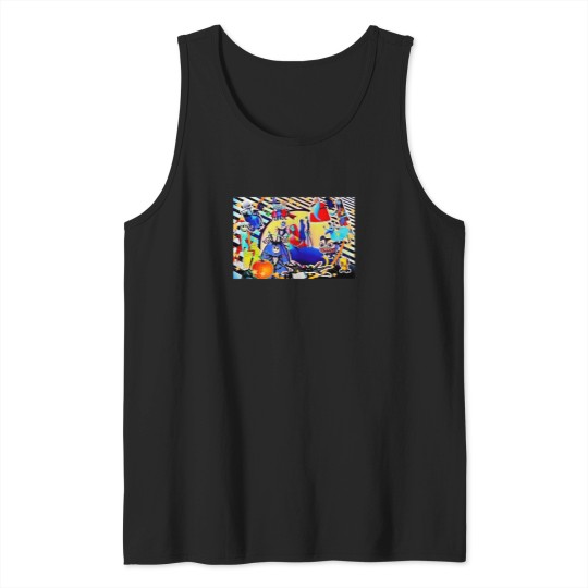 Discover Nightmare-Before-Christmas-Inspired-Collage Tank Tops