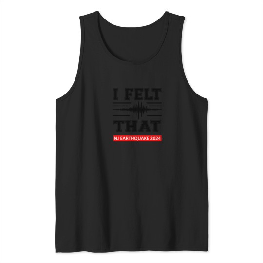 Discover New Jersey Earthquake Alert T-Shirt Tank Tops
