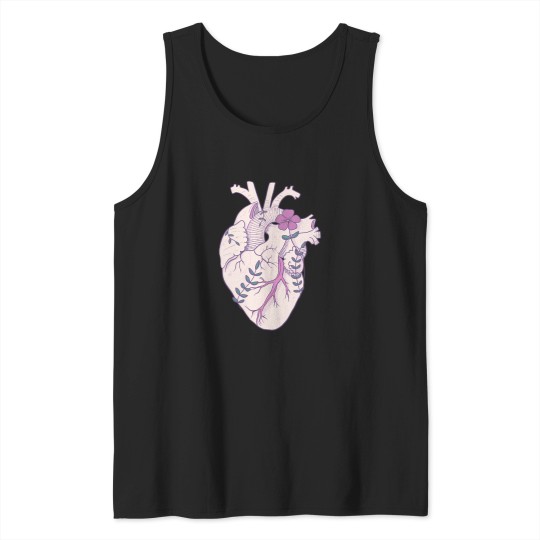 Discover Flower Heart Static red  Celica T23 7gen Tank Tops