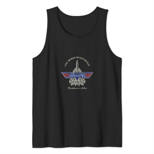 Discover I feel the Need for Blue Red Blue' (GUARDS Top guns Parody) Classic Tank Tops