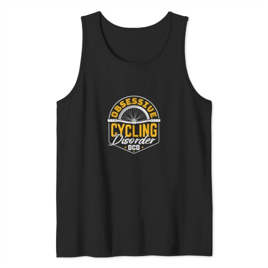 Discover Cycle Obsessive Cycling Disorder OCD Funny Bicyc Tank Tops