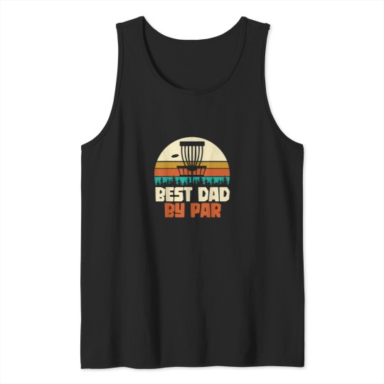 Discover Funny Golfer Dad Gift Fathers Day Retro Disc Gol Tank Tops