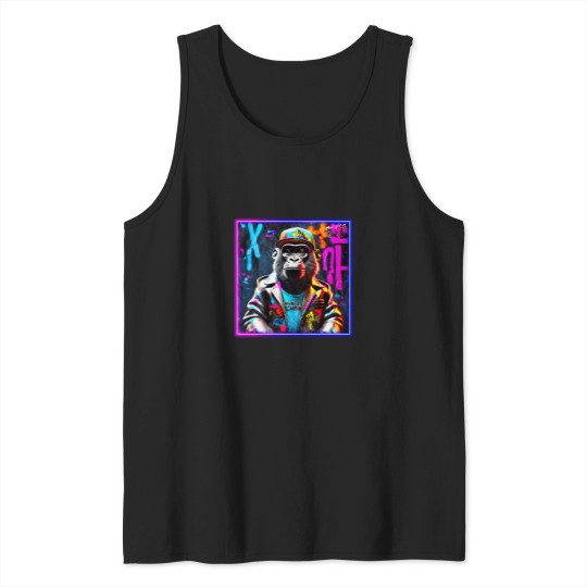 Discover Graffiti Style Baby Gorilla (1) T-Shirt Tank Tops
