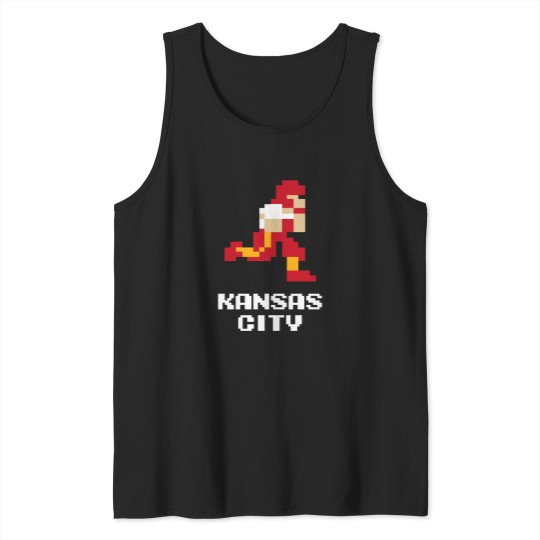 Discover footballs Kansass City 8 bits Classic Tank Tops