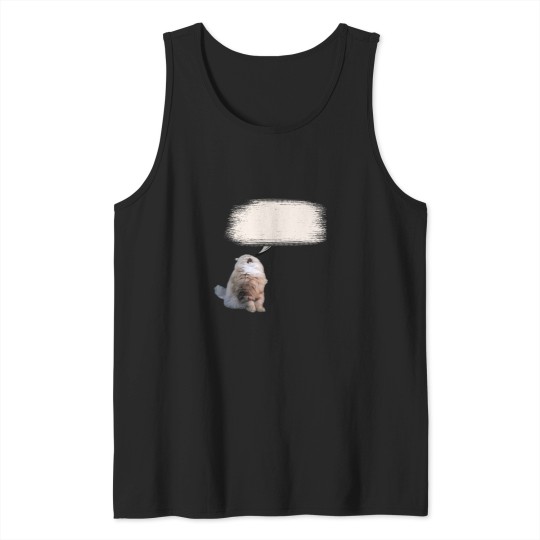 Discover 1282 Smudge Kitty. Label Your Stuff Meooooooow Active T-Shirt Tank Tops