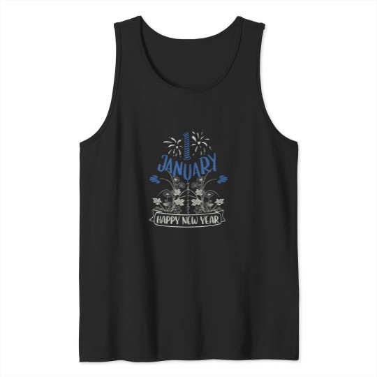 Discover 1 January Happy New Year Tank Tops
