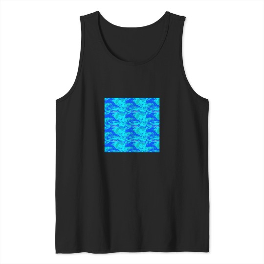 Discover 6296 Tranquil Waves Of The Ocean A-Line Dress Tank Tops