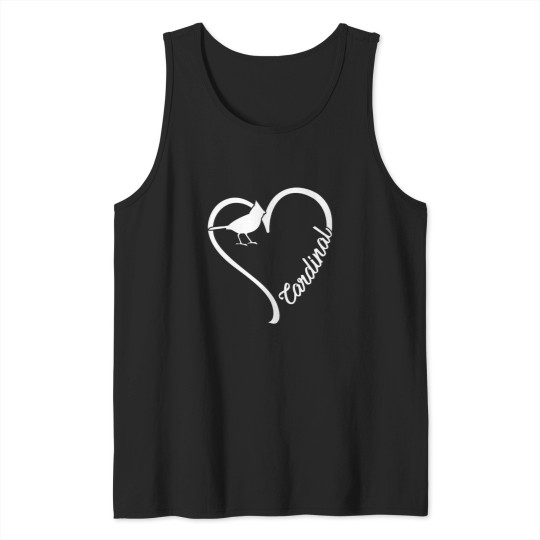 Discover Heart Cardinal Tank Tops