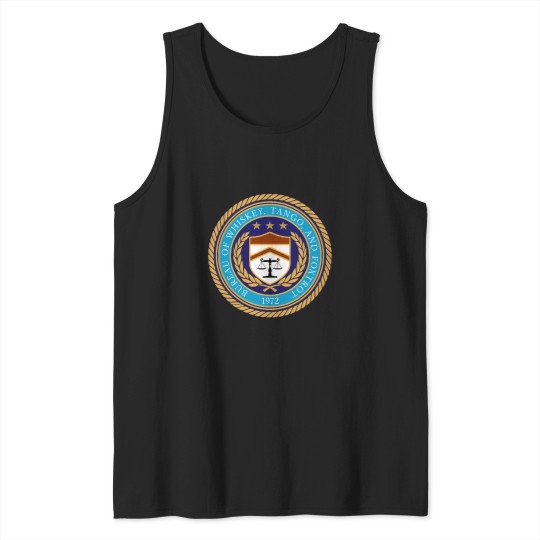 Discover Bureau of Whiskey Tango and Foxtrot Tank Tops