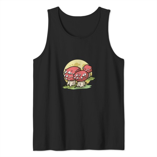 Discover Fancy Mushroom Tank Tops