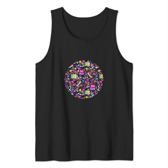 Discover Bookish Illustration Tank Tops