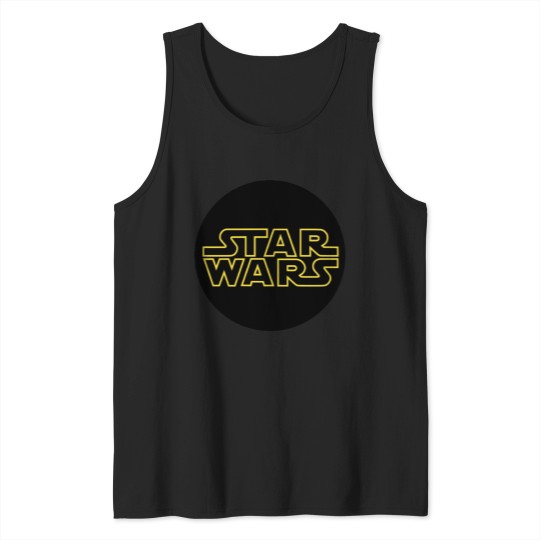 Discover star the wer wars yellow star the wer wars yellow black buy Tank Tops