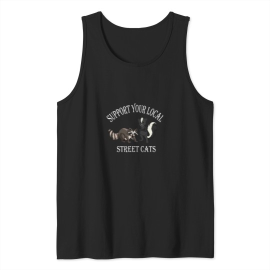Discover Street catsracoonstreet cats Cycling Bicycle Funny Mountain Biking Bike And Brew For Men Women Tank Tops
