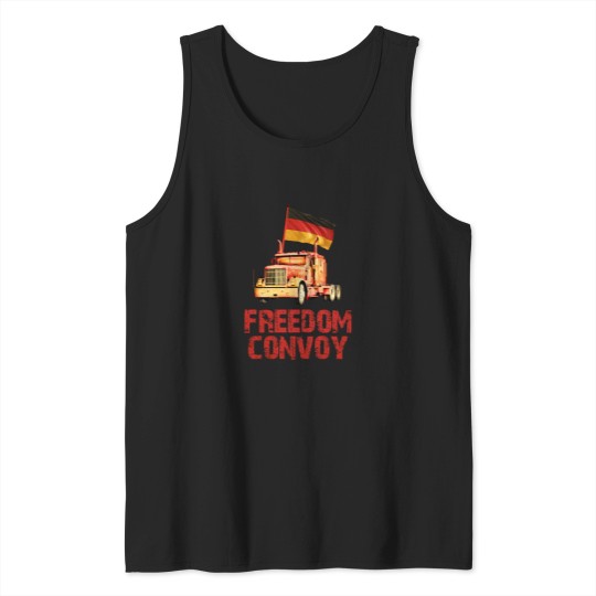 Discover Freedom convoy Germany Tank Tops
