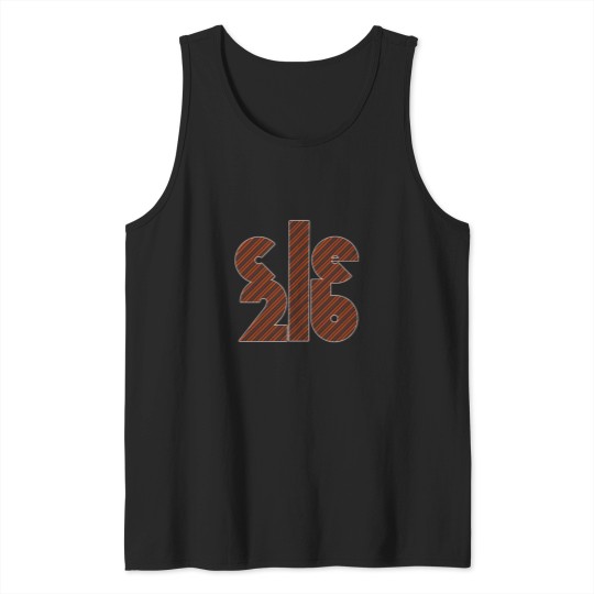 Discover Cleland - orange &amp_ brown Tank Tops