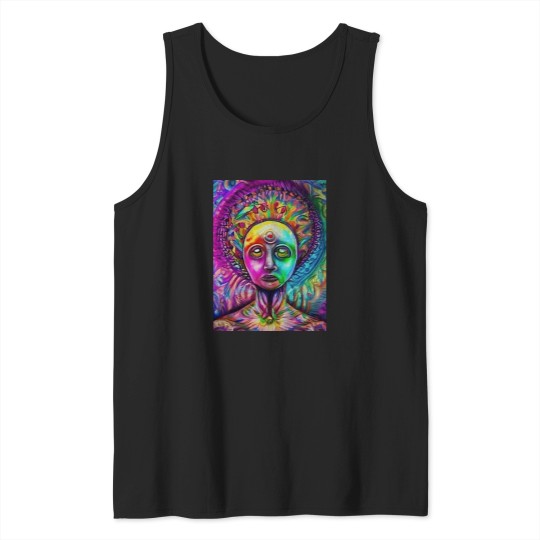 Discover Witch Art design Graphic Tank Tops