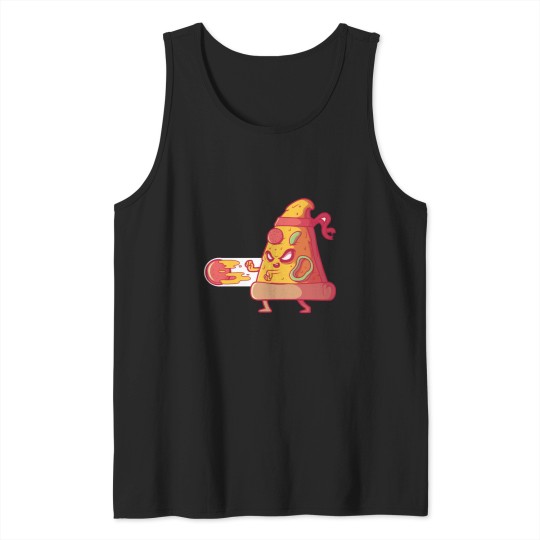 Discover Power Of Pizza Fatality Move Tank Tops