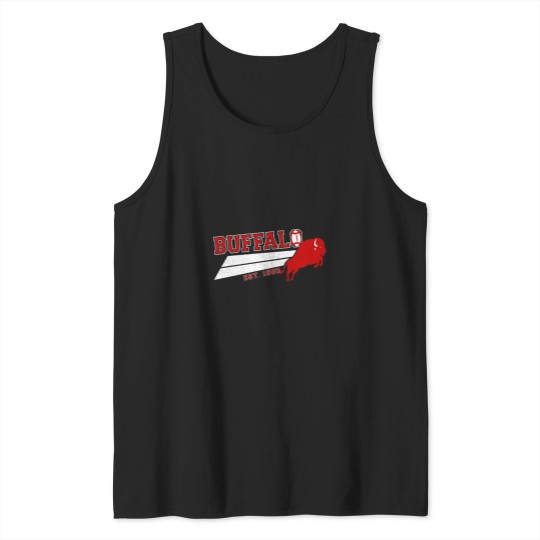 Discover Vintage Buffalo Retro Football Est 1960 New York At Game Day Tank Tops